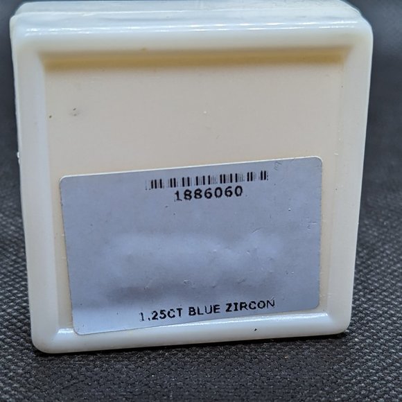 Set of 3 oval blue zircons - Picture 4 of 4